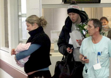 baby leaving hospital