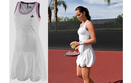 Ana Ivanovic’s adidas dress for Wimbledon 2008