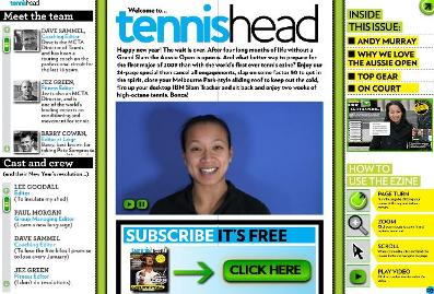 Tennishead digital magazine