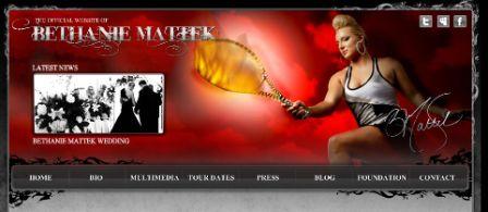 Bethanie Mattek launches first official website