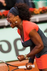 Serena Williams at Roland Garros 2009