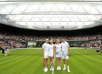 A Centre Court Celebration: Clijsters beats Graf under new Wimbledon
