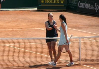 Svetlana Kuznetsova and Jelena Jankovic