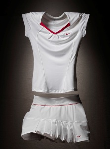 Li Na's outfit for Wimbledon 2010