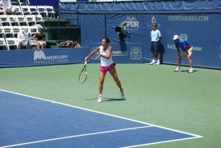 Flavia Pennetta at the Mercury Insurance Open in San Diego