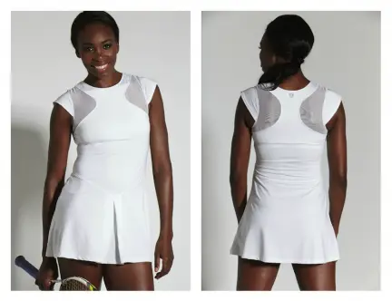 Venus Williams Wimbledon 2014 EleVen dress - back