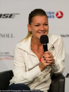 Agnieszka Radwanska - Porsche Tennis Grand Prix 2014-9