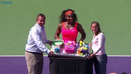 Serena Williams - 700 cake - Miami Open