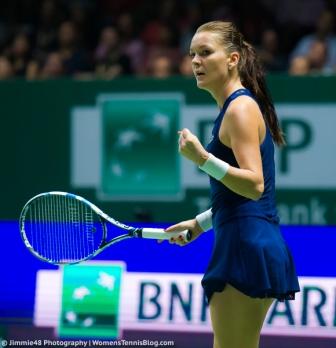 Agnieszka Radwanska - 2015 WTA Finals  -DSC_1310
