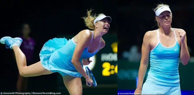 Maria Sharapova - 2015 WTA Finals -DSC_1657
