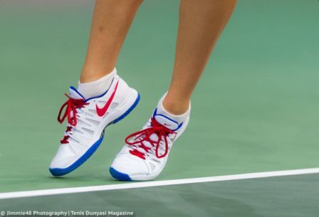 Sharapova Nike Fed Cup shoes