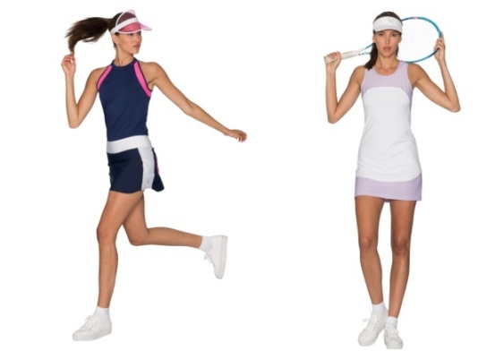 Angle New York women's tennis fashion