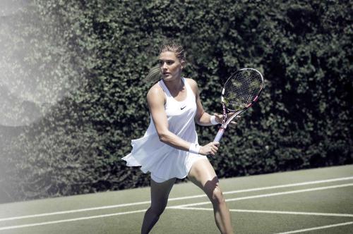 Genie_Bouchard_NikeCourt_dress for Wimbledon 2016