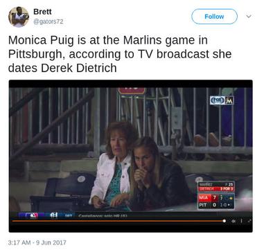 Derek Dietrich juggles, talks girlfriend Monica Puig on MLB Network