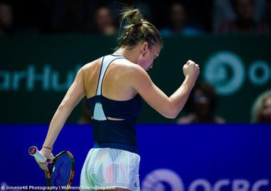 excusa camuflaje Ambiente Simona Halep's Adidas fashion during her rise to No.1 in 2017 - Women's  Tennis Blog