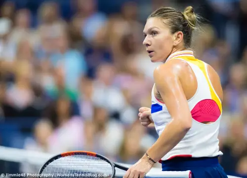 Simona Halep's Adidas fashion during her rise in 2017 - Women's Tennis