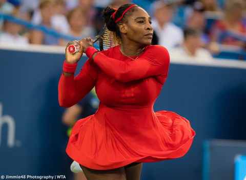 Serena Williams' 2018 Nike fishnet tights, catsuit, tutu Women's Tennis Blog