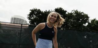 Danielle Collins New Balance dress for the 2019 US Open
