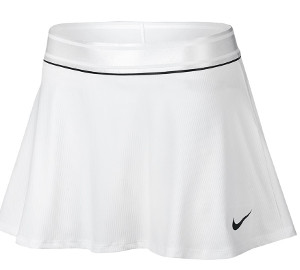 NikeCourt Flouncy Skirt in white