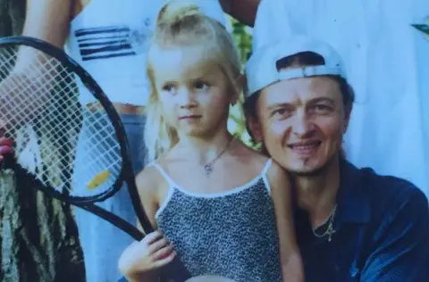 Elina Svitolina childhood tennis photo