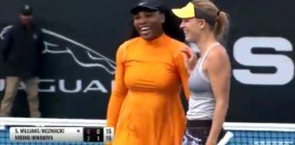 Serena Williams Caroline Wozniacki Auckland doubles