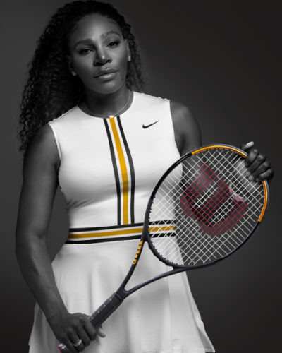 Serena Williams shows new Wilson Blade SW102 Autograph racquet ahead of ...