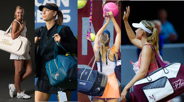 All Sharapova's Head tennis racquet bags from 2011 to 2020 - Women's Tennis