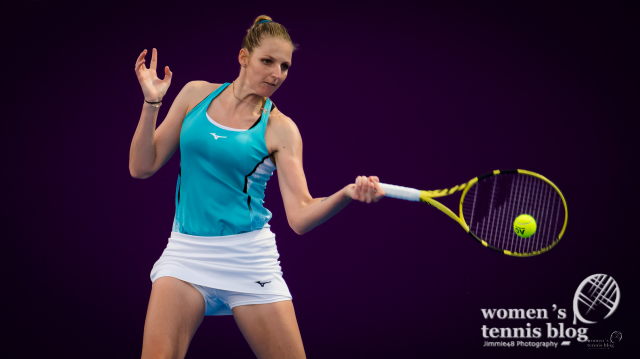 Kristyna Pliskova Qatar Total Open 2021 Doha
