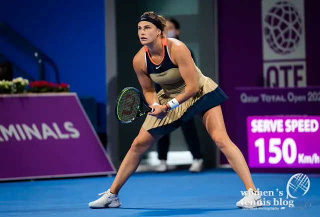 Aryna Sabalenka Qatar Total Open 2021 Doha