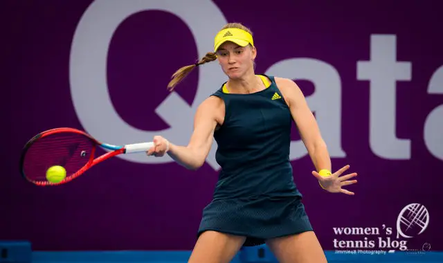 Elena Rybakina 2021 Qatar Total Open Doha