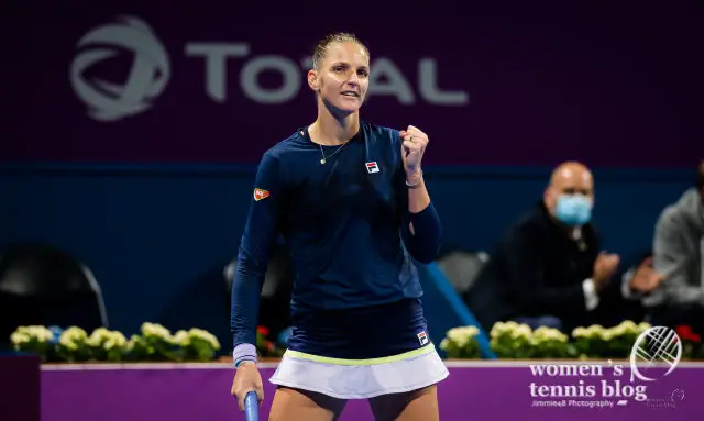 Karolina Pliskova Qatar Total Open 2021 Doha