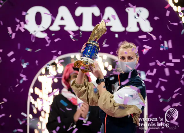 Petra Kvitova 2021 Qatar Total Open Doha
