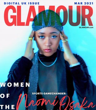 naomi osaka glamour magazine
