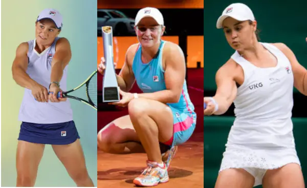 ashleigh barty fila shoes and apparel 2021