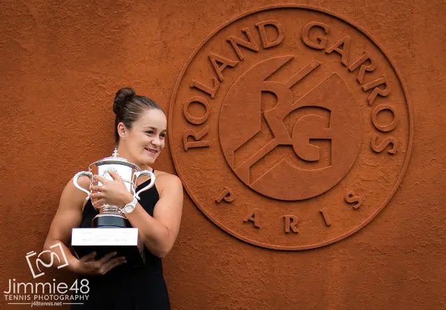 Ashleigh Barty Roland Garros champion