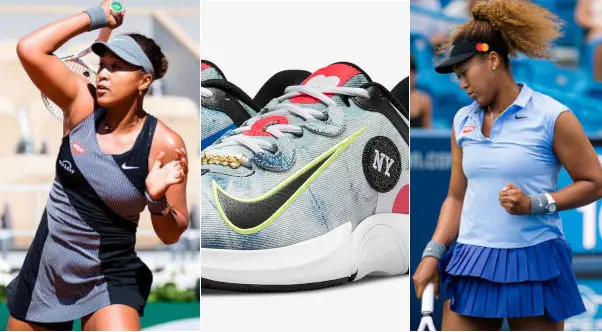 Naomi Osaka Nike tennis outfits 2021