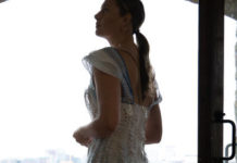 Maria Sharapova Evian plastic dress
