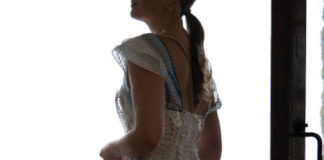 Maria Sharapova Evian plastic dress