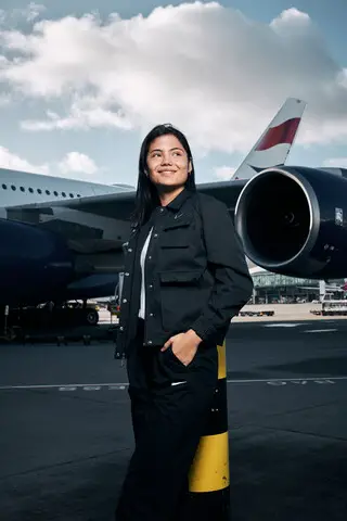 Emma Raducanu British Airways