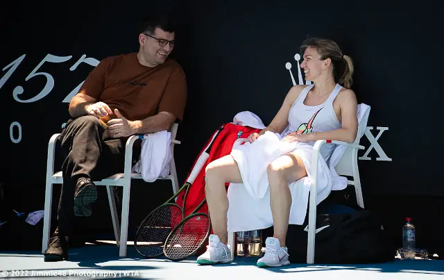 Simona Halep husband Australian Open 2022
