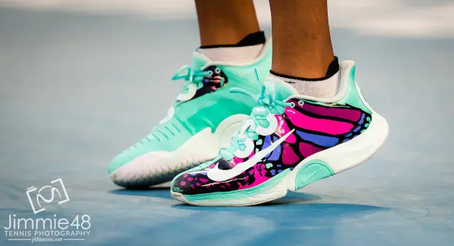 Naomi Osaka 2022 Australian Open Nike tennis shoes