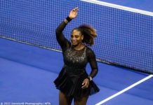 Serena Williams twirl US Open 2022