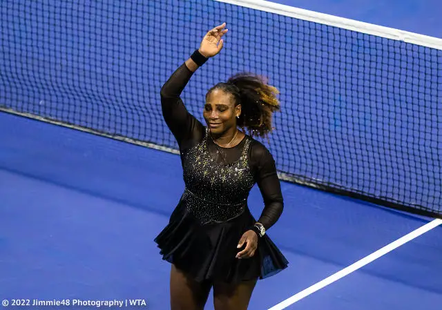 Serena Williams twirl US Open 2022