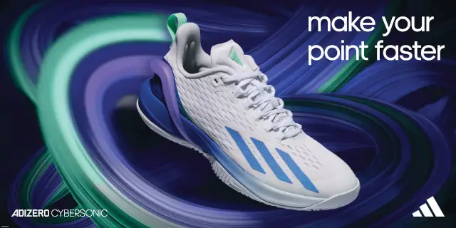 Adidas Adizero Cybersonic women's tennis shoe