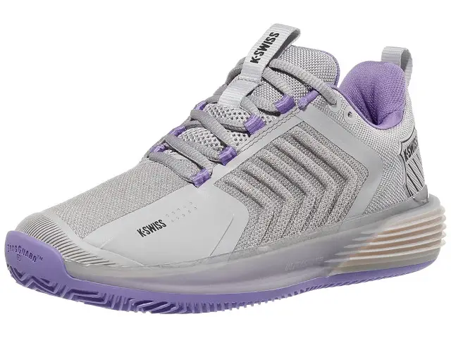 KSwiss Ultrashot 3 Clay Raindrops:Purple Wom's Shoe