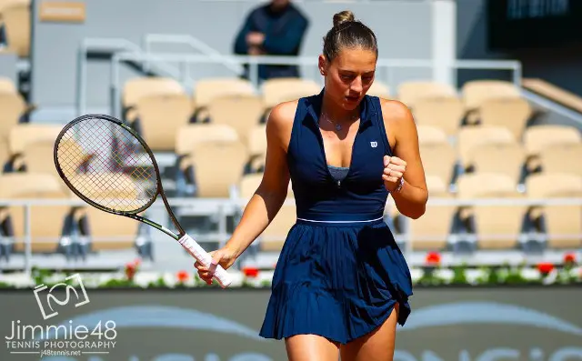 Marta Kostyuk Wilson tennis dress