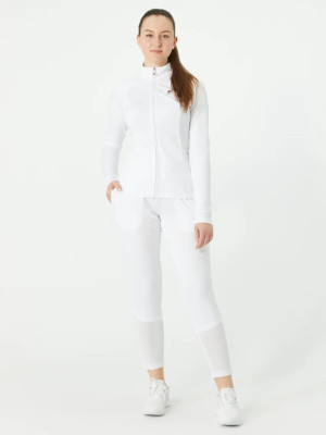 fila white line jacket and pants 1