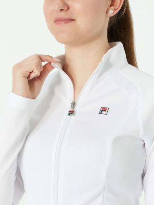 fila white line jacket