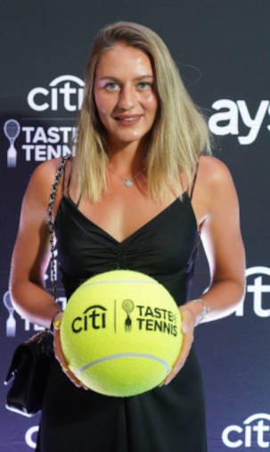 Marta Kostyuk at the Citi Taste of Tennis in Washington D.C.