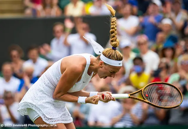 Petra Kvitova at Wimbledon 2023